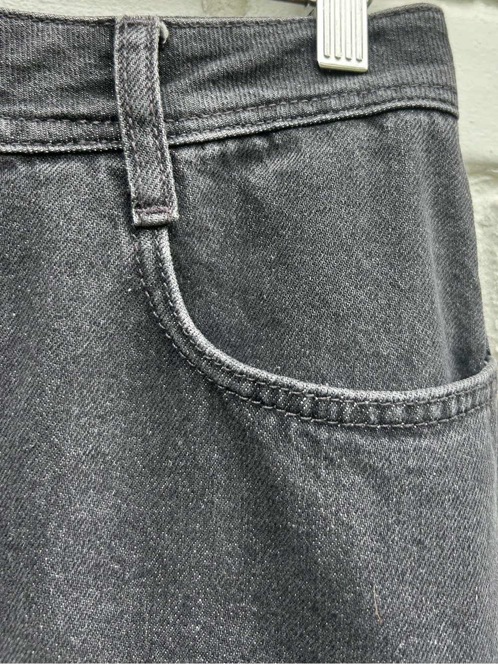 Treasure & Bond cotton midi denim skirt 10 32 - Picture 6 of 10